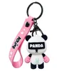Popular Fashion Panda Key Ring Chain Shellhard Cute Cartoon Panda Bag Pendant Keychain Keyring