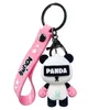 Popular Moda Panda Chaveiro Cadeia De Chaveiro Bonito Dos Desenhos Animados Panda Saco Pingente Keyring