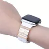 Роскошные ремни для отделки Apple Watch Iwatch Galaxy Watch 4 Classic 3 Band Diamond Jewelry Bracelet Bracelet Silicone Bess Acces1696283