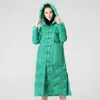 Women's Trench Coats Est Solid Women's Down Jacket Women Winter Long Coat Filler White Duck Woman Parkas Sleeve Parka With HatWomen's Be