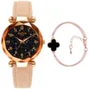Zegarek na rękę moda dla kobiet zegarki 2022 Sprzedaj gwiazdę nieba clock luksus Rose Gold Kwarc Kwarcowy Kwarc Zegarek damskiwristwatc273p