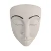 Bröllopsfest Bakgrund Harts Yt Blommor Pot Wall Hanging Mask Container Figur inomhus utomhus trädgårdsdekorationrum hem