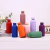 2022 new small mouth bottle large capacity sports water bottle stainless steel outdoor portable thermos cup vacuum car water cups