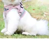 Obroże dla psów smyczy miękka szczeniak zwierząt koci uprzężą kamizelki refleksyjne uprzęże i smycz smycz dla chihuahua mops mały średni chodzenie ołowiu smyczy