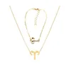 Zodiakhalsbandsarmband Set Zodiac Necklace