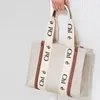 Damhandväskor WOODY Tote shoppingväska handväska hög NYLON luffare mode linne Stora strandväskor lyxiga designerresor Crossbody Axelväska Plånböcker 28-22-8cm