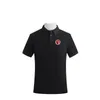 Club Tijuana Herren- und Damen-Polo-High-End-Shirt aus gekämmter Baumwolle mit doppelten Perlen, einfarbig, lässiges Fan-T-Shirt