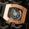 Herenhorloges Richrd Mileres Sport Luxe Mechanisch Rm010 Automatisch Ontwerper Zakelijk Vrije tijd Gouden kast Tape Trend Zwitsers uurwerk Horloges X75KI