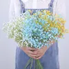 90 huvuden 52 cm barn andas konstgjorda blommor Plastiska gipspsophila DIY Floral Buketter Arrangemang för bröllopsheminredning SXAUG02