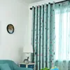 Warm Cute Cartoon Raindrop Blackout Curtain for Living Room Home Decor Kids Window Fabric Bedroom Treatment W220421