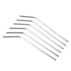 Free ship 2000pcs/lot 21.5cm Stainless Steel Straw Straws 8.5" 10g Reusable ECO Metal Drinking Straw Bar Drinks Party Stag Cleaning Brush Brushes