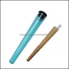 Packing Bottles Office School Business Industrial 110Mm Pre Roll Packaging Plastic Conical Preroll Doob Tube Joint Holder Smoking Cones Cl
