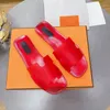 شريحة صندل شفافة شريحة شريحة فاخرة Oran Aloha Sandal Designer Summer Rubber Flat Shoes شاطئ شاطئ كبير من الرأس مع حجم الصندوق EU36-EU41 NO355