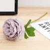 Decorative Flowers & Wreaths 30cm Rose Pink Silk Peony Artificial Bouquet Fake For Home Wedding Decoration Indoor