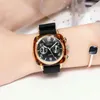 Horloges Amber Hars Square Polshorloge voor Dames Sport Design Kalender Horloges Werkbare Sub Kwijtscheldingen Analoge Quartz Neutrale klokken