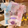 Korean mesh bow hairpin Set Girls Super fairy sweet little fresh hairpin lovely baby princess headdress