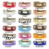 Bracelets de charme 1pc Wrap Bracelet Locket com herança de couro pu PU 18 cores podem escolher Fawn22
