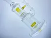 Smoking Pipe bent neck bong with american yellow 13 inch 14mm joint new design