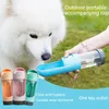Taşınabilir Pet Köpek Su Şişesi Küçük Meadyum Büyük S Seyahat Köpek Yavru İçme Kasesi Açık Kedi Dispenser Besleyici Y200917