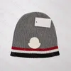 Mannen gebreide hoed herfst winter schedel pet vrouwen fit beanies designer geprinte wollen hoeden ademende muts