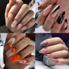 1 Stücke Gold Silber Linien Streifen 3D Nagel Aufkleber Geometrische Französisch Nägel Selbstklebende Slider Papiere DIY Nail art Transfer Aufkleber