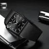 Cwp Men Stainless Creative Brand Luxury Watches Square Quartz Business Male Waterproof Date Clock Watch 2021 Mesh Mens Steel Wrist NIBO Nvgh