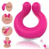 9 hastigheter kuk ring penis clip vibrator sexiga leksaker för kvinnliga män par flirta bröstvårta massage g-spot vagina klitoris stimulering