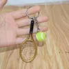tennis keychain