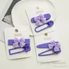 purple hair accessories