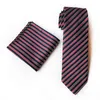Papillaggio mans strisce casual cravatta di seta jacquard intrecciata classica cravatta maschile maschile setbow