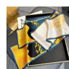 Luxury Plaid Skinny Silk Scarf Women Fashion Hair Bands Neckerchief Bodband Neck slips Wraps Female Scarfs Bandana Foulard