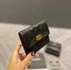 Designer Short Fold Wallet Leather Classic Card Pack da donna Portamonete Clutch Fashion Luxury Wallets Change Purse Luxurys Credit Cards Bag