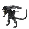 17 см. Чужое Queen Гибридная металлическая фигура 047 Aliens vs Predator PVC Model Toys 220531