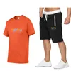 Marke Trapstar Brief Drucken Männer der Trainingsanzug Oansatz Sommer Tops und Shorts Sets Zwei Stück Jogger Outfit Mode Mann Kleidung set Kleidung für Männer