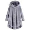 Manteaux de fourrure pour femmes mélanges de laine 2022 automne hiver manteau femmes chaud ours en peluche laine veste femme en peluche grande taille M-4XL