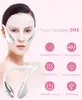 Electric V Face Lifting Double Chin Reducer Facial Slimming Shaping Microcurrent Led Light Devices Neck Massager Lift 220512