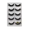 5 paren/doos 3D nertsen wimpers dikke valse wimpers natuurlijke schoonheid make -up extensie nep wimpers g500