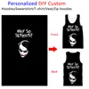 3D Print DIY Custom Design Mens Womens Printed Casual Vest Tops Personlig anpassad mode ärmlös skjorta Drop 220707