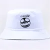 패션 고릴라 록 록 밴드 프린트 버킷 모자 흥미로운 디자인 태양 바이저 낚시 어부 모자 295g rvpsj