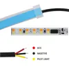 Nya 2st LED DRL Turn Signal Light Strip Flexibel vattentät auto -strålkastare Dekorativ lampbil Dagsljus 12V