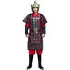 TV Film Chinese Ethnic Clothing Ancient General Costume Army Armor Suits War Robe Armour Halloween Festival Cosplay Clothing History Clothes