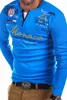 ZOGAA Men's Fashion Personality Coltivazione camicia a maniche lunghe 220402