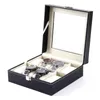 Watch Boxes & Cases 3/4/5/6/8 Grids PU Leather Box Jewelry Display Case Holder Organizer For Men Quartz Gift Deli22