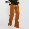 UNCLEDONJM Hip hop solid color trousers casual pants men simple fashion pants street wear loose straight trousers sweatpants 220622