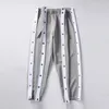Men's Pants 2022 Student Side Breasted Sports Men'S Grey Summer Thin Ice Loose Legged Full Open Button Basketball Fashion