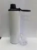 ローカルウェアハウス20オンスのウォーターボトルステンレススチールタンブラーデュアルリッド断熱材コーヒーマグA02
