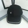 Siyah Ve Beyaz Beyzbol Şapkası Tasarımcı Rahat Unisex Çift Şapka Lüks Moda Kadın Erkek Casquette Gömme Şapkalar Kadın Bere D2109296HL