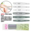 Fichier ongles Panneau de ponçage Pédicure MANUICURE BÂTISNE POLITIQUE Outils de beauté Professionnel Nail Files Gris Bateau