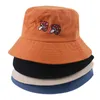 Berets Summer Mushroom, вышитые рыбацкими шляпами для женщин, мужские мужские боб Горрас Хип -хоп Панама Капбетс Капбетс
