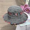 Bucket Hats Man Women Beach Anti-Sun Panama Mountaineering Travel Fisherman Hats Retro Print Summer Sun Hat Outdoor 220624